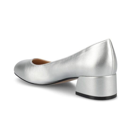 NiB Journee Women's Saarii Pump Evening Heels Silver Size 8.5 M $80 RY1298 - Picture 2 of 4